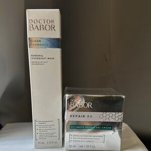 Babor Repair RX Gel Cream + Overnight Mask Set Hydrating NEW